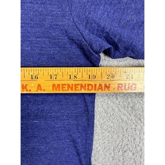 Homage Shirt Adult Medium Blue Columbus Tee Short Sleeve Preppy Made In USA Mens - Picture 6 of 7